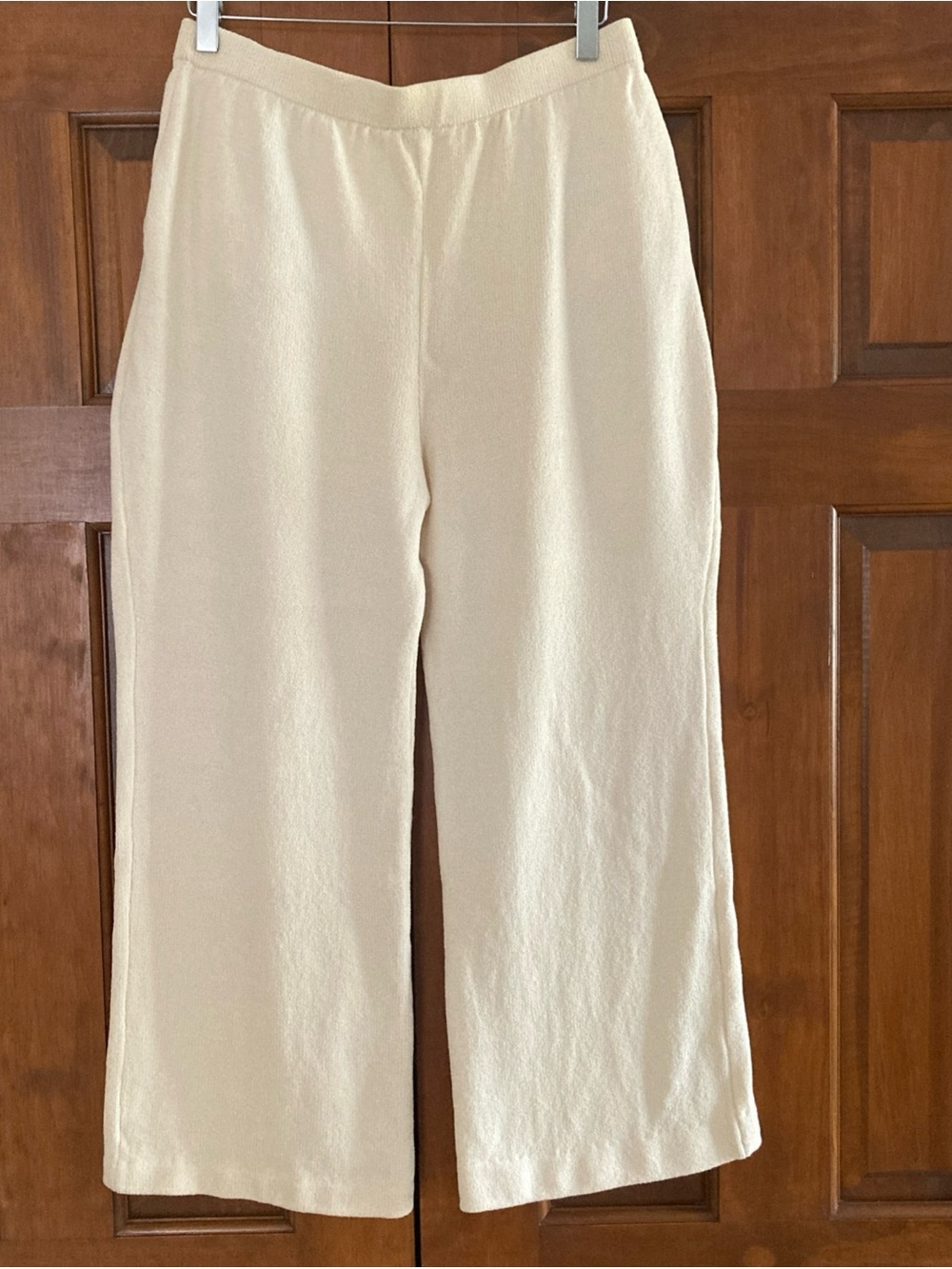 ST. JOHN by Marie Gray beige Santana knit Pants women’s size 12 - Picture 2 of 5